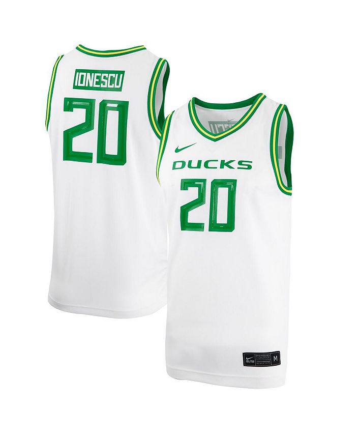 

Мужская и женская баскетбольная майка Sabrina Ionescu White Oregon Ducks Replica Nike, белый