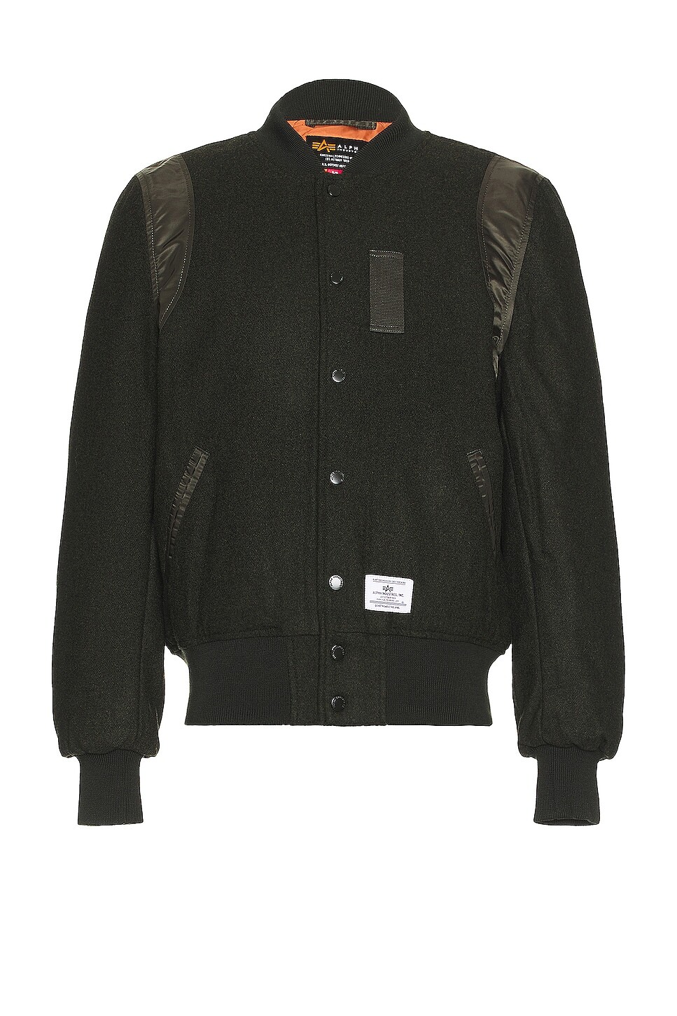 

Куртка Alpha Industries Varsity Flight, цвет Og-107 Green & Heather