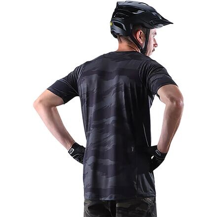 

Джерси Skyline с короткими рукавами мужские Troy Lee Designs, цвет Signature Camo Heather Black/Black