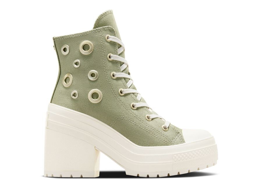 

Кроссовки Converse Chuck 70 De Luxe Heel Platform High, цвет Metal Rings
