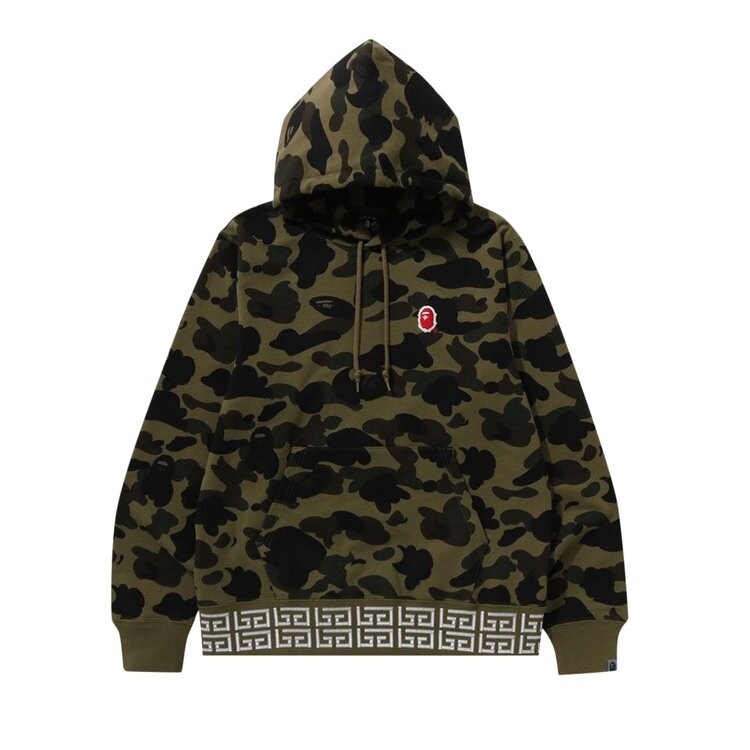 

Худи BAPE 1st Camo Brush College 'Green', зеленый