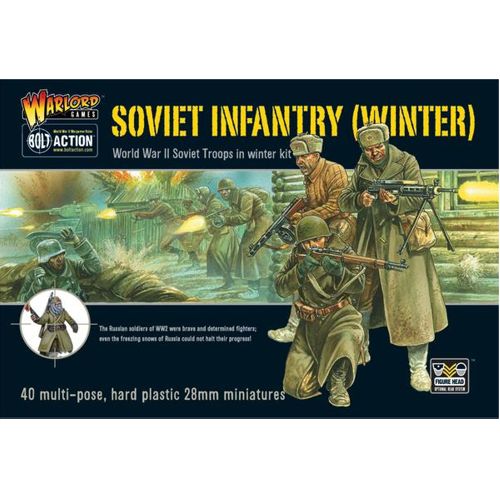 фигурки british infantry regiment warlord games Фигурки Soviet Winter Infantry Warlord Games