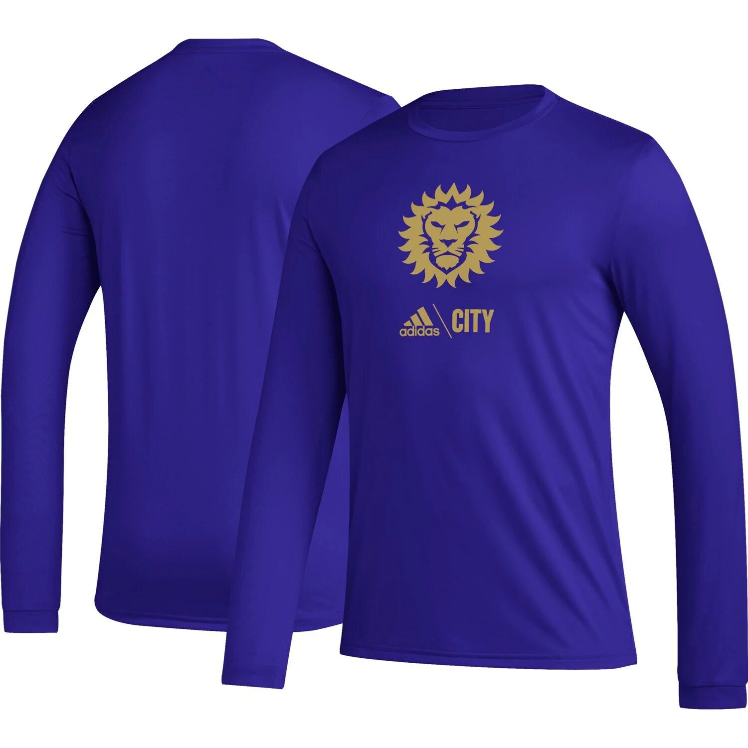 

Мужская фиолетовая футболка с длинным рукавом Orlando City SC Icon adidas, Фиолетовый