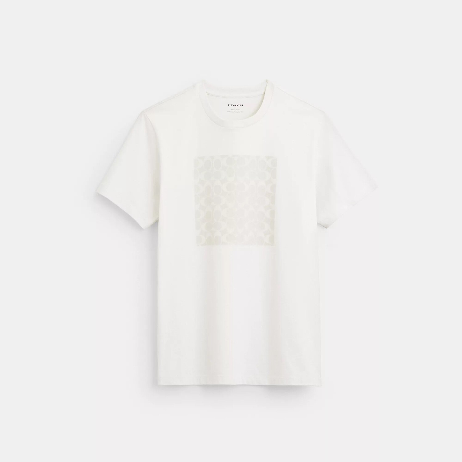 

Футболка в тон Signature Coach Outlet из органического хлопка, цвет Off White