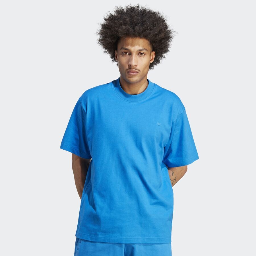 

Футболка Essentials Премиум adidas Originals, цвет bluebird