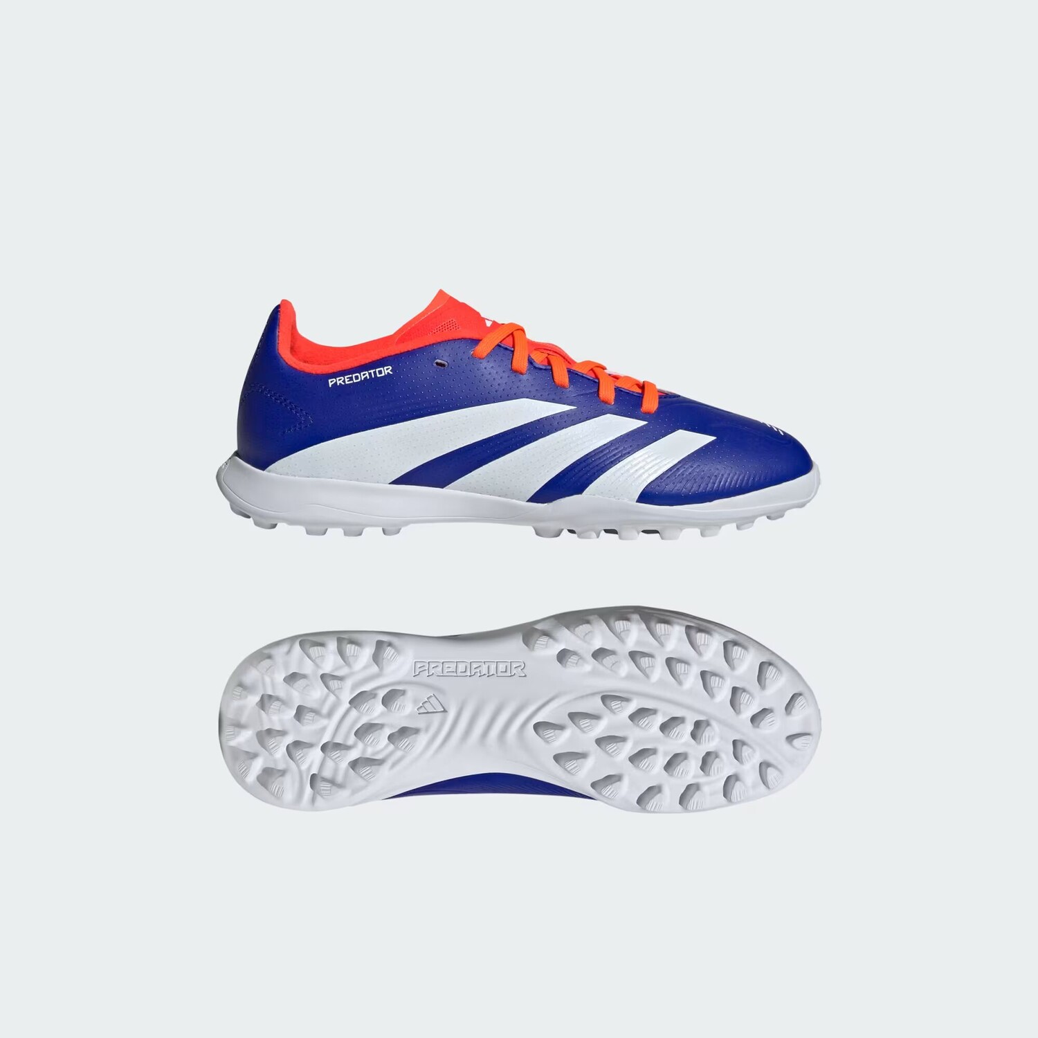 

Футбольные бутсы Predator League Turf Adidas, цвет Lucid Blue/Cloud White/Solar Red