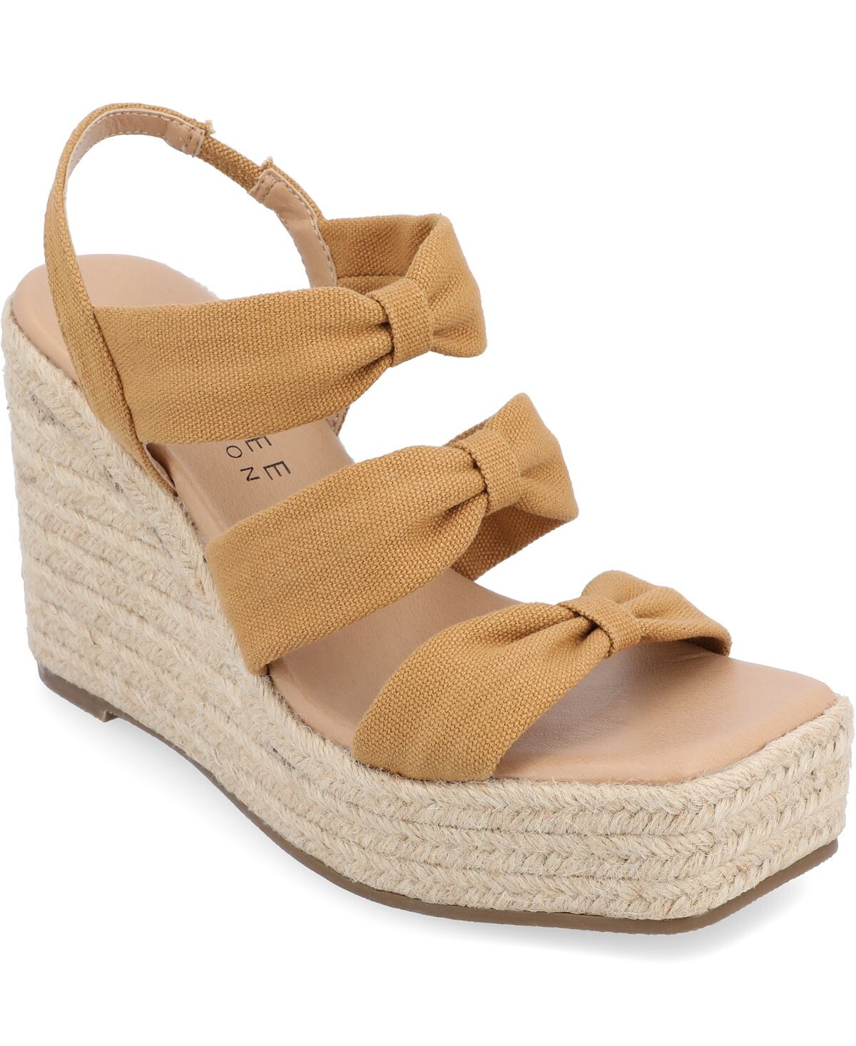 

Женские сандалии Santorynn на танкетке на платформе Journee Collection