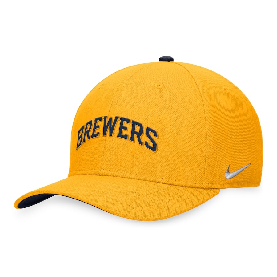 

Бейсболка Nike Milwaukee Brewers, золотой