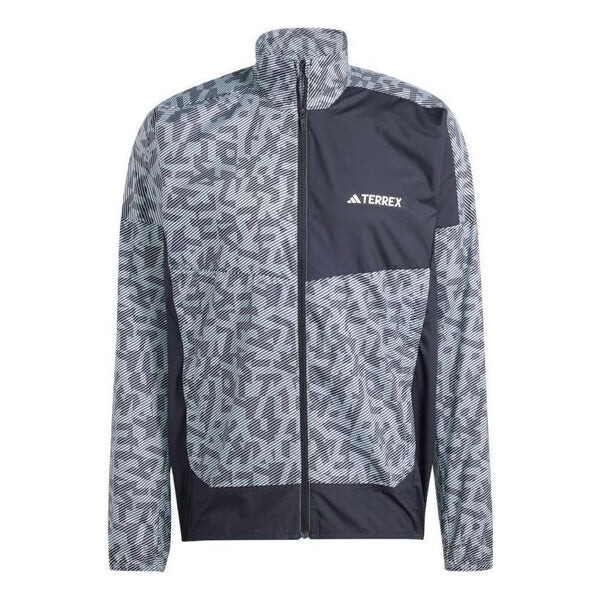 

Куртка adidas TERREX Trail Running Wind Jacket 'Grey', серый