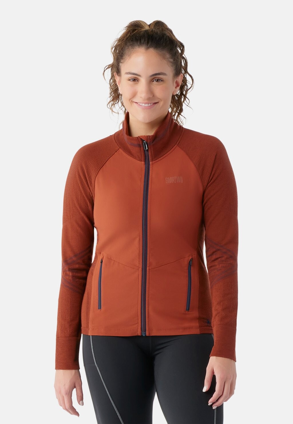 

Куртка тренировочная Smartwool INTRAKNIT ACTIVE FULL ZIP, коричневый, орех пекан