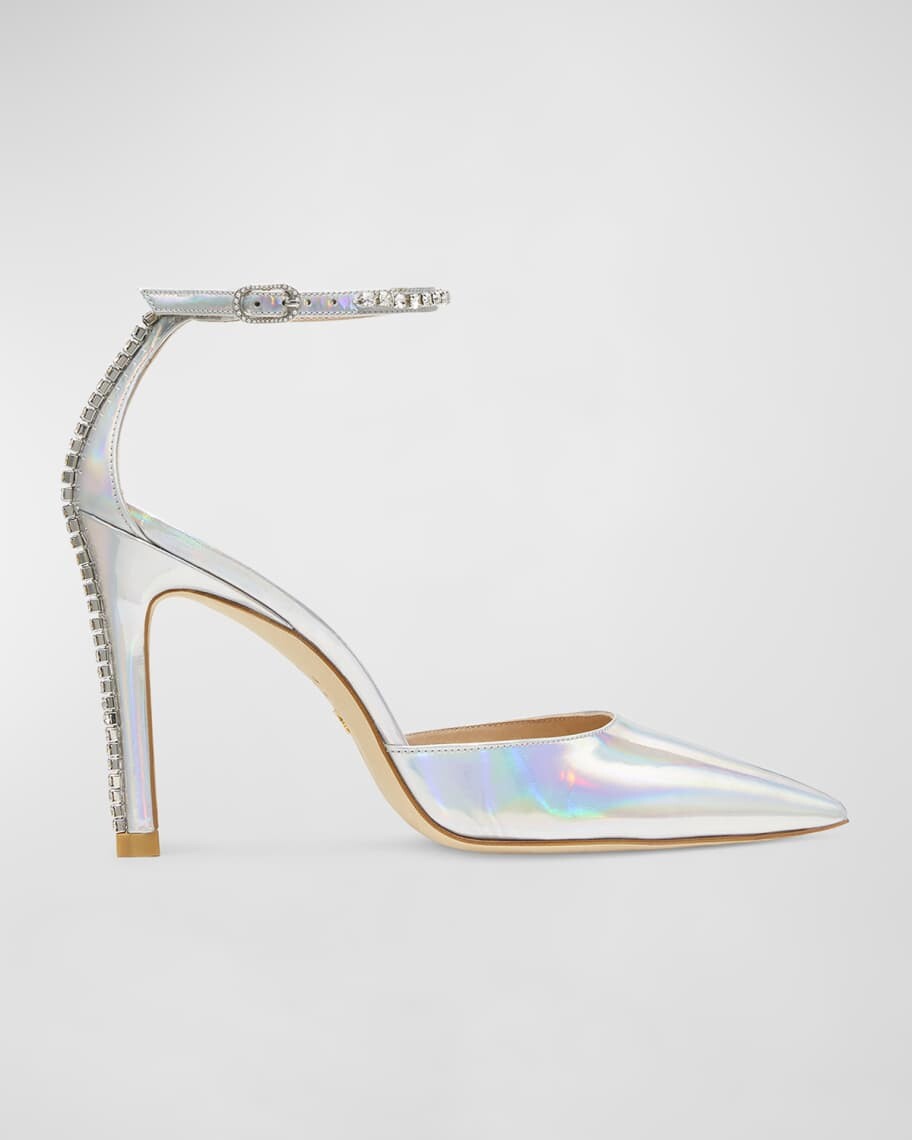 

Лакированные туфли Glam Crystal с ремешком на щиколотке Stuart Weitzman