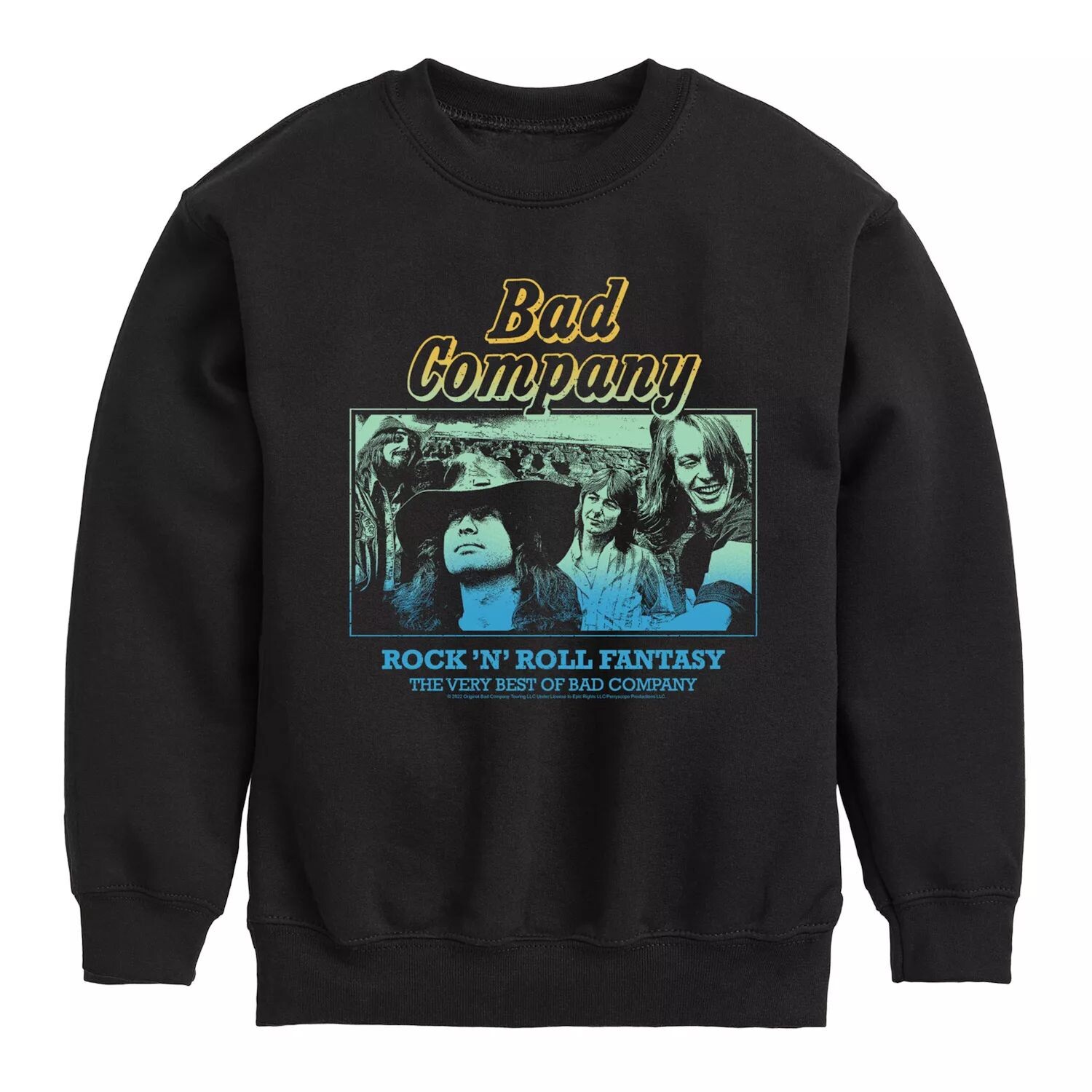 

Флис в стиле рок-фэнтези Bad Company для мальчиков 8–20 лет Licensed Character, черный
