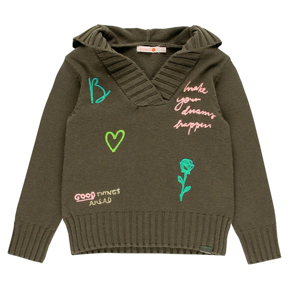 

Свитер Boboli Hoody Tricotose, зеленый