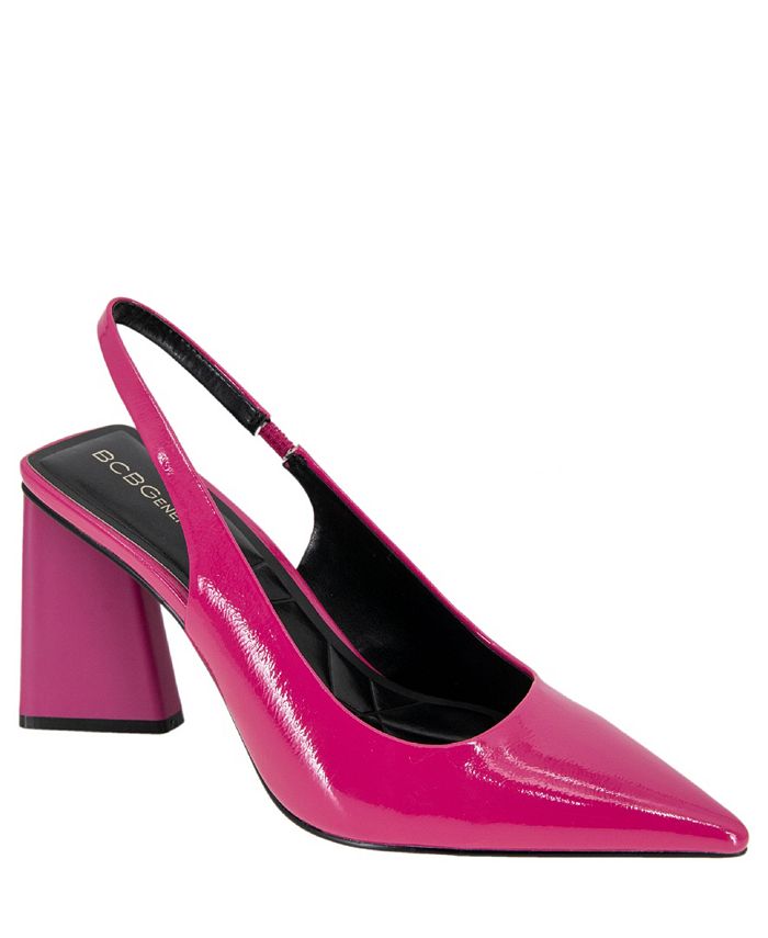 Женские туфли-лодочки Trina с ремешком на спине BCBGeneration, цвет Viva Pink Patent