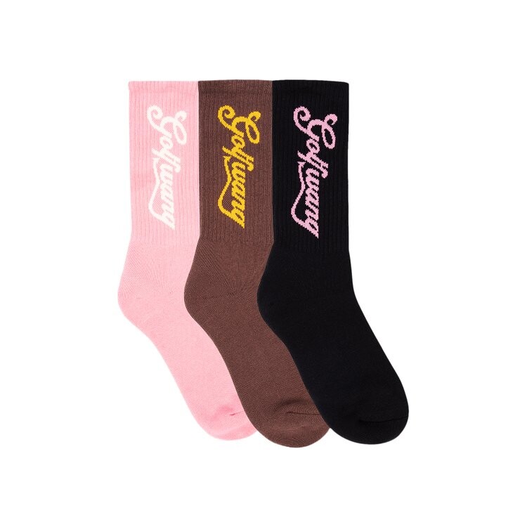 

Носки GOLF WANG Diablo Socks (3 Pack), цвет Dark Pink/Brown/Black