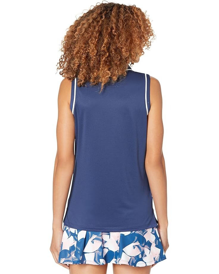 

Поло Original Penguin Golf Veronica Sleeveless Polo, цвет Black Iris