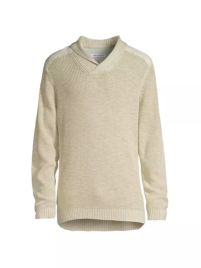 

Свитер с шалевым воротником Tidemark Tommy Bahama, цвет french clay