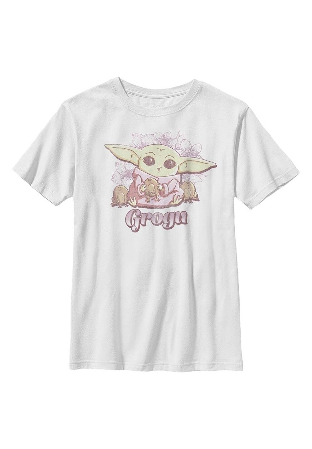 

Футболка с принтом Star Wars: The Mandalorian Grogu Cute Star Wars, белый