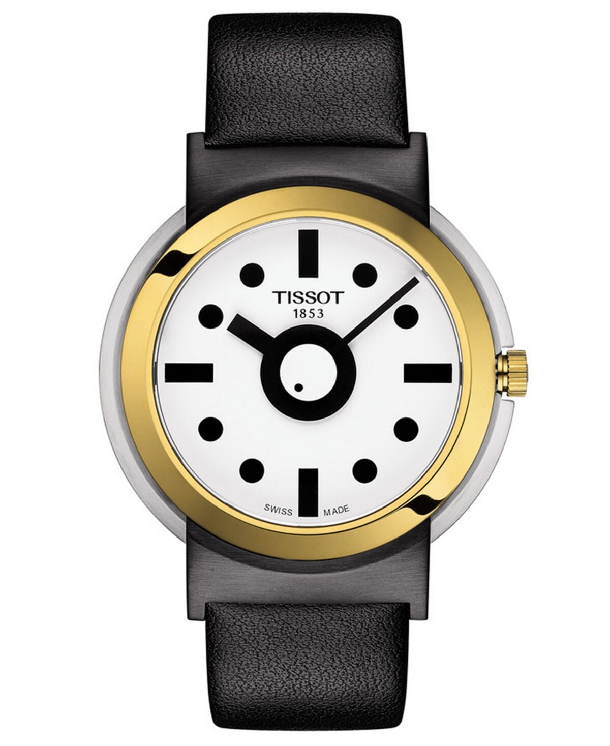 

Мужские часы Swiss Heritage Memphis со сменным черным и коричневым ремешком, 41 мм Tissot