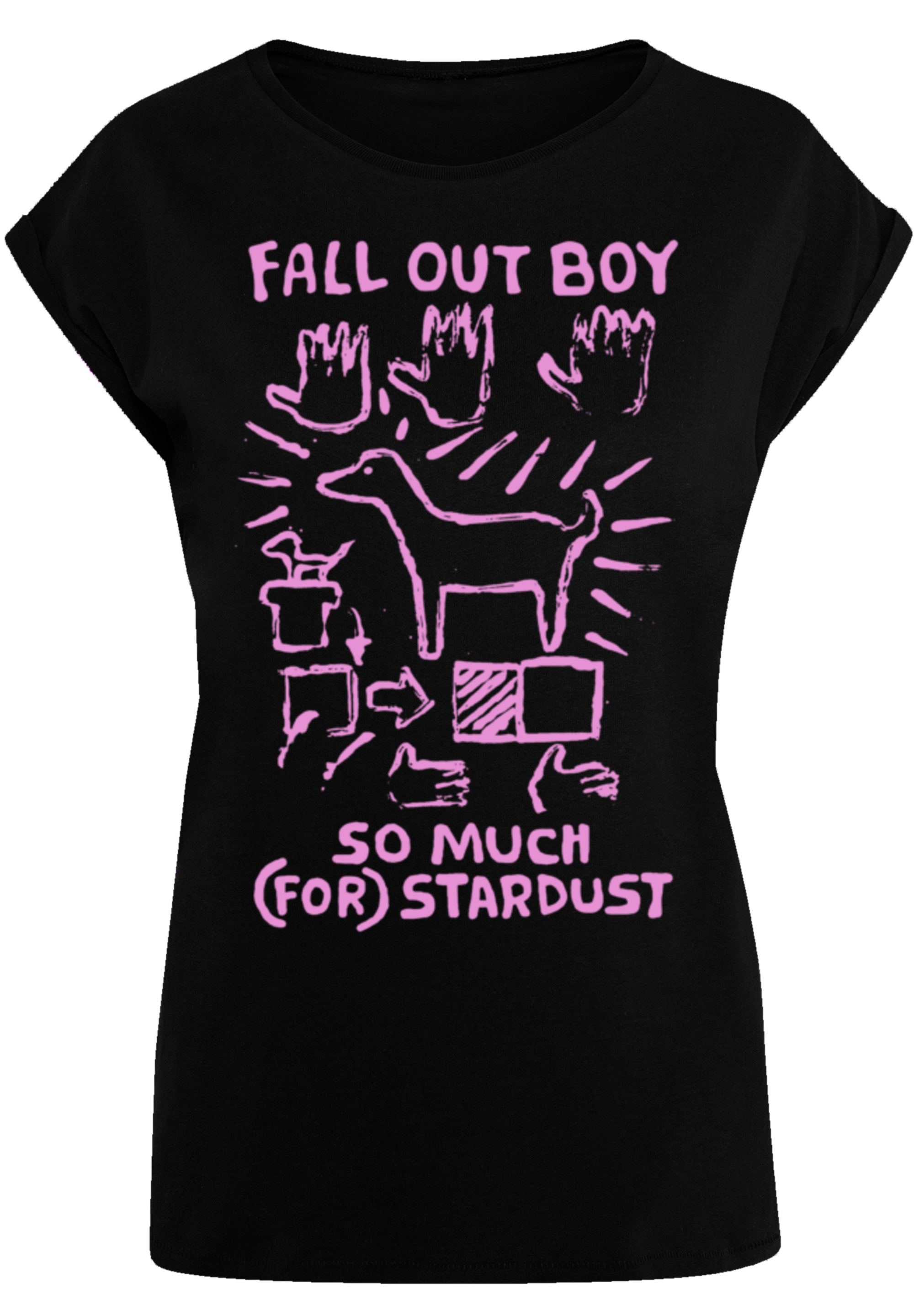 Футболка F4NT4STIC Fall Out Boy Pink Dog So Much Stardust, черный виниловая пластинка fall out boy – so much for stardust gold lp