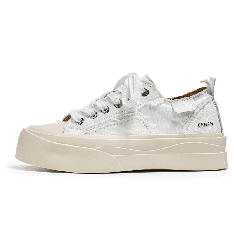

Кроссовки URBAN AUTHENTIC Skateboarding Shoes Men Low-top, белый