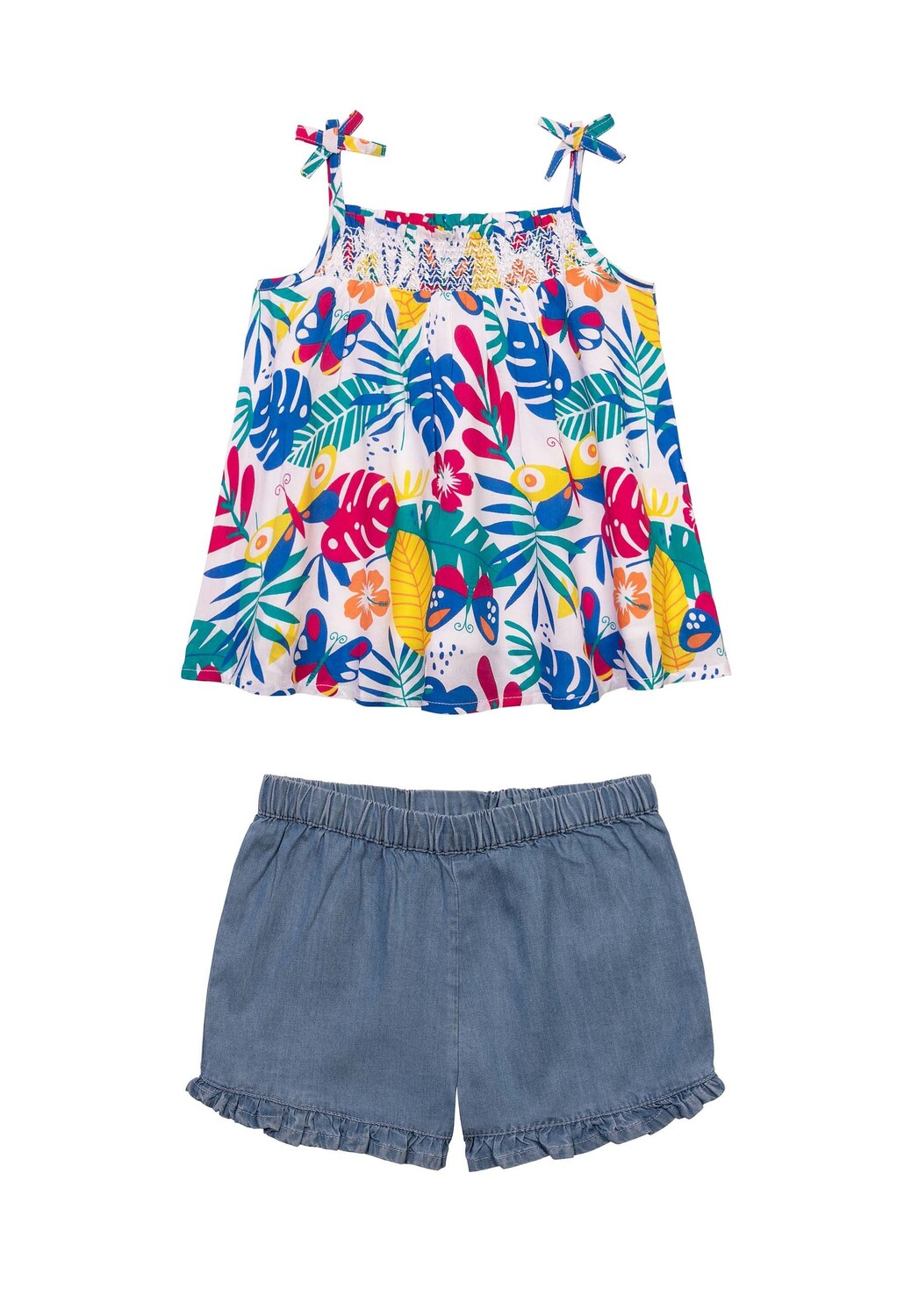 

Топ Minoti 2tlg. Outfit: & Shorts Frill 7, красочный