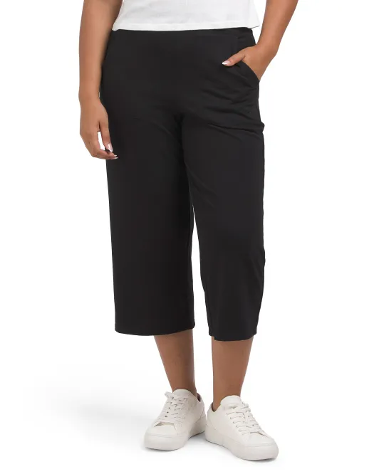 

Капри с передним карманом и широкие брюки для йоги Dkny Sport, черный