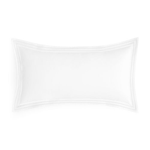 Декоративная подушка из итальянского перкаля Hudson Park, 10 x 20 дюймов Hudson Park Collection, цвет White