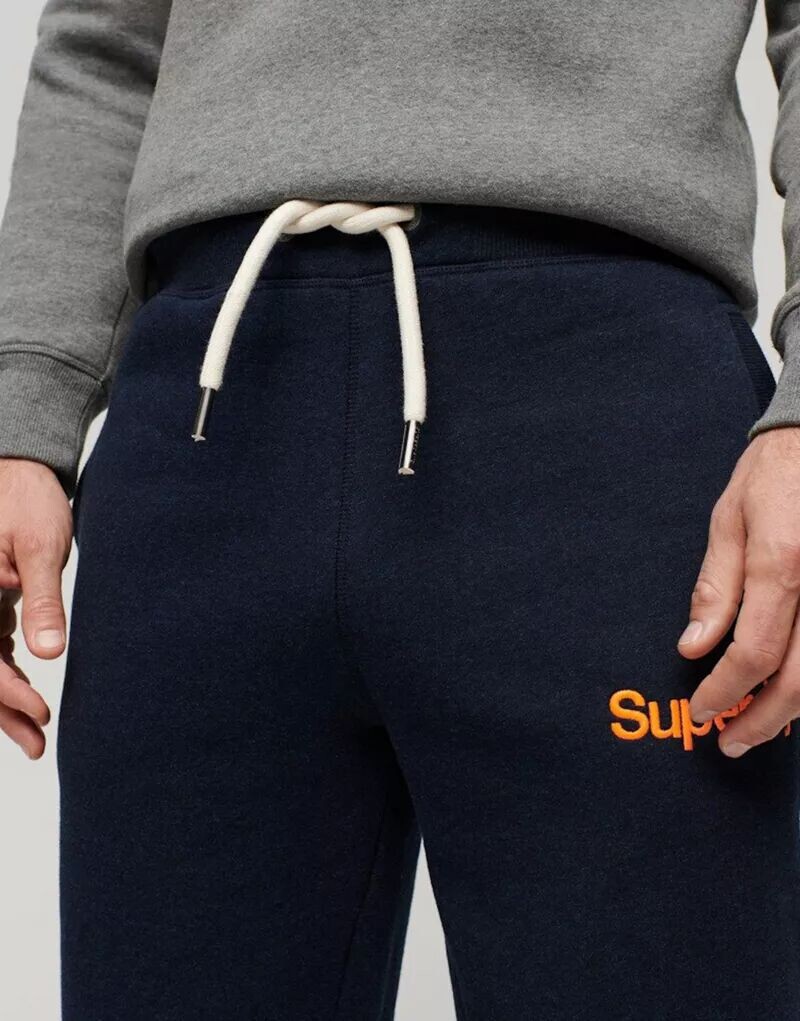 

Классические джоггеры сине-черного цвета с логотипом Superdry из гравия