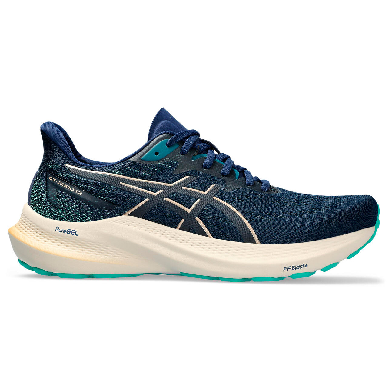 

Беговая обувь Asics Women's GT 2000 12, цвет Blue Expanse/Champagne