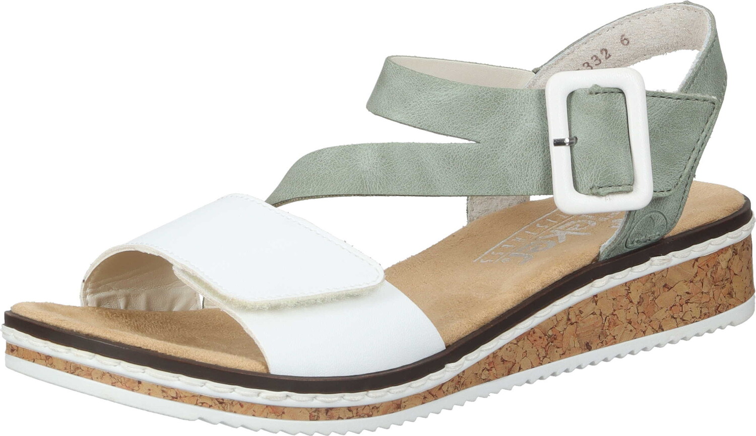 

Сандалии rieker Klassische Sandaletten, Komfort, цвет weiss/mint