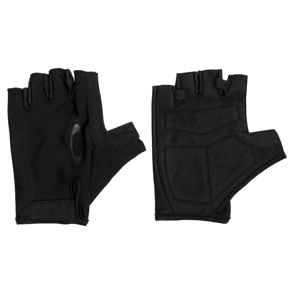 короткие перчатки head bike road 1716 short gloves серый Короткие перчатки Oakley Drops Road Short Gloves, черный