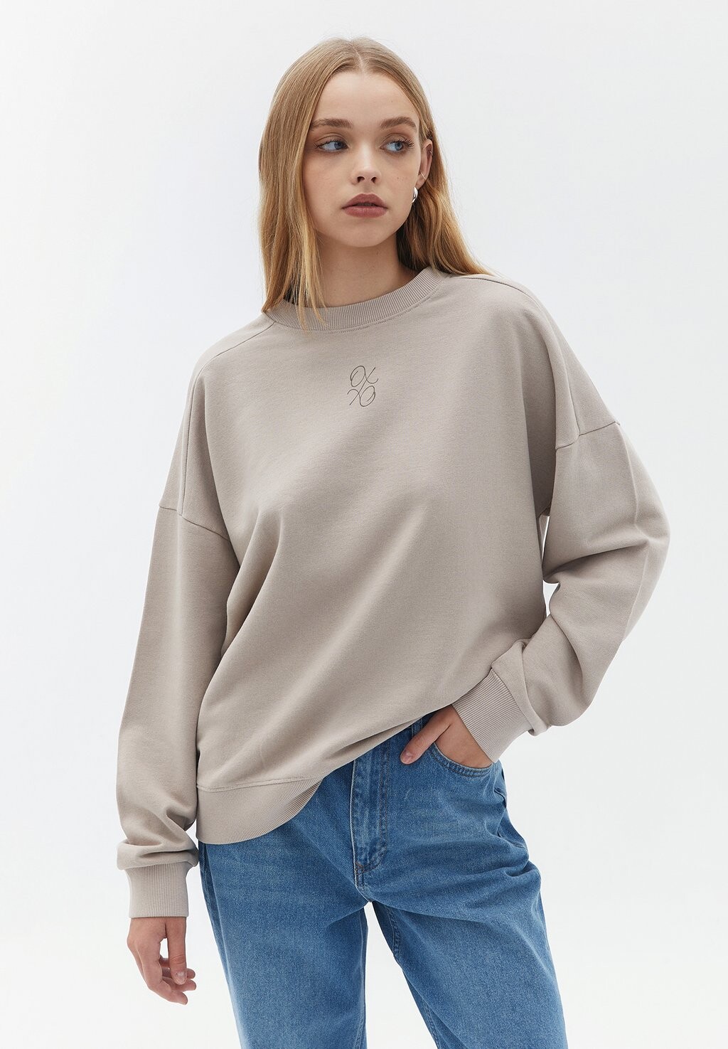 

Толстовка CREW NECK OXXO, цвет cobblestone