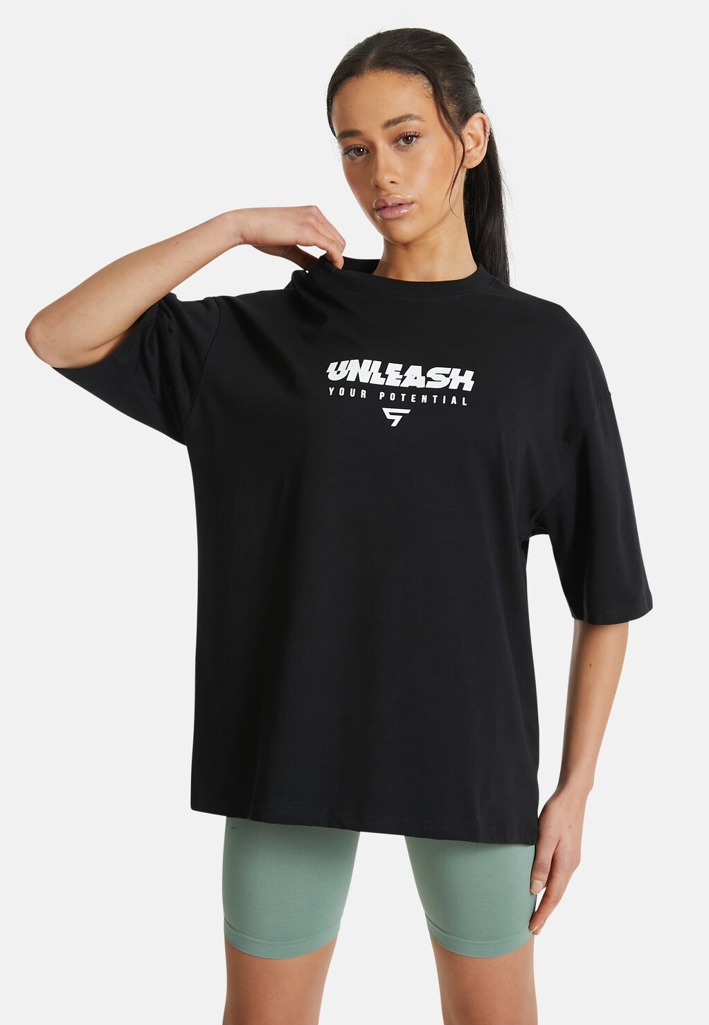 

Футболка с принтом UNLEASH PUMP COVER SQUATPROOF, цвет black