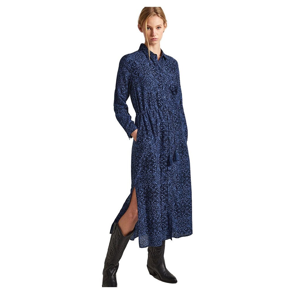 

Платье Pepe Jeans Pazzi Long Sleeve Long, синий