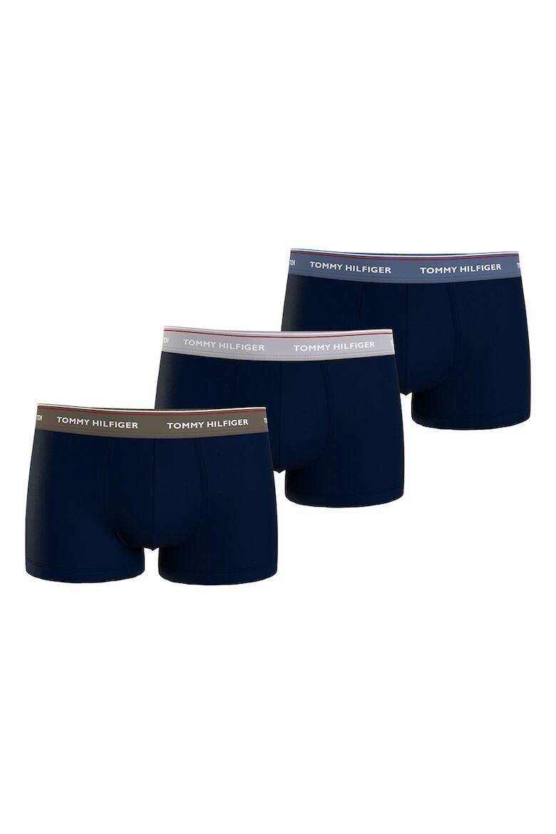 

Боксеры с логотипом на поясе - 3 пары Tommy Hilfiger, синий