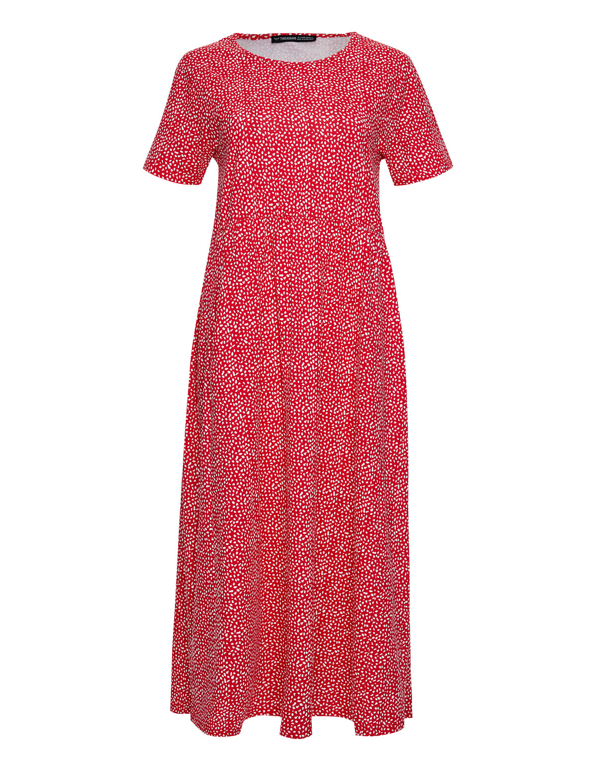 

Платье Threadbare Sommer THB Danni Smock Midi Dress W/Pockets, красный