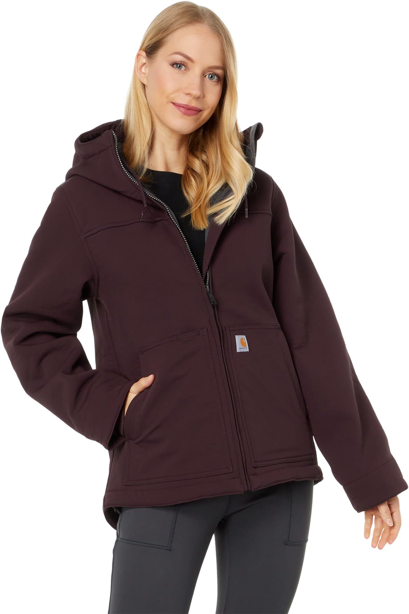 Куртка Super Dux Relaxed Fit Sherpa Lined Jacket Carhartt, цвет Blackberry