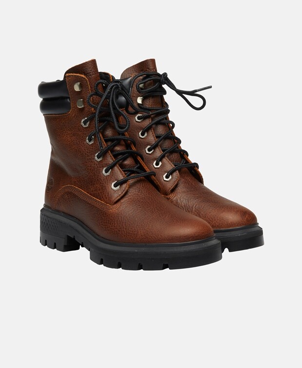 

Ботинки на шнуровке Timberland, темно коричневый