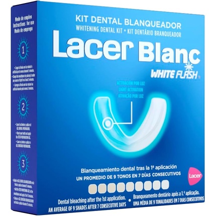 Набор для отбеливания зубов Lacerblanc White Flash, Lacer набор для отбеливания зубов lacerblanc white flash lacer
