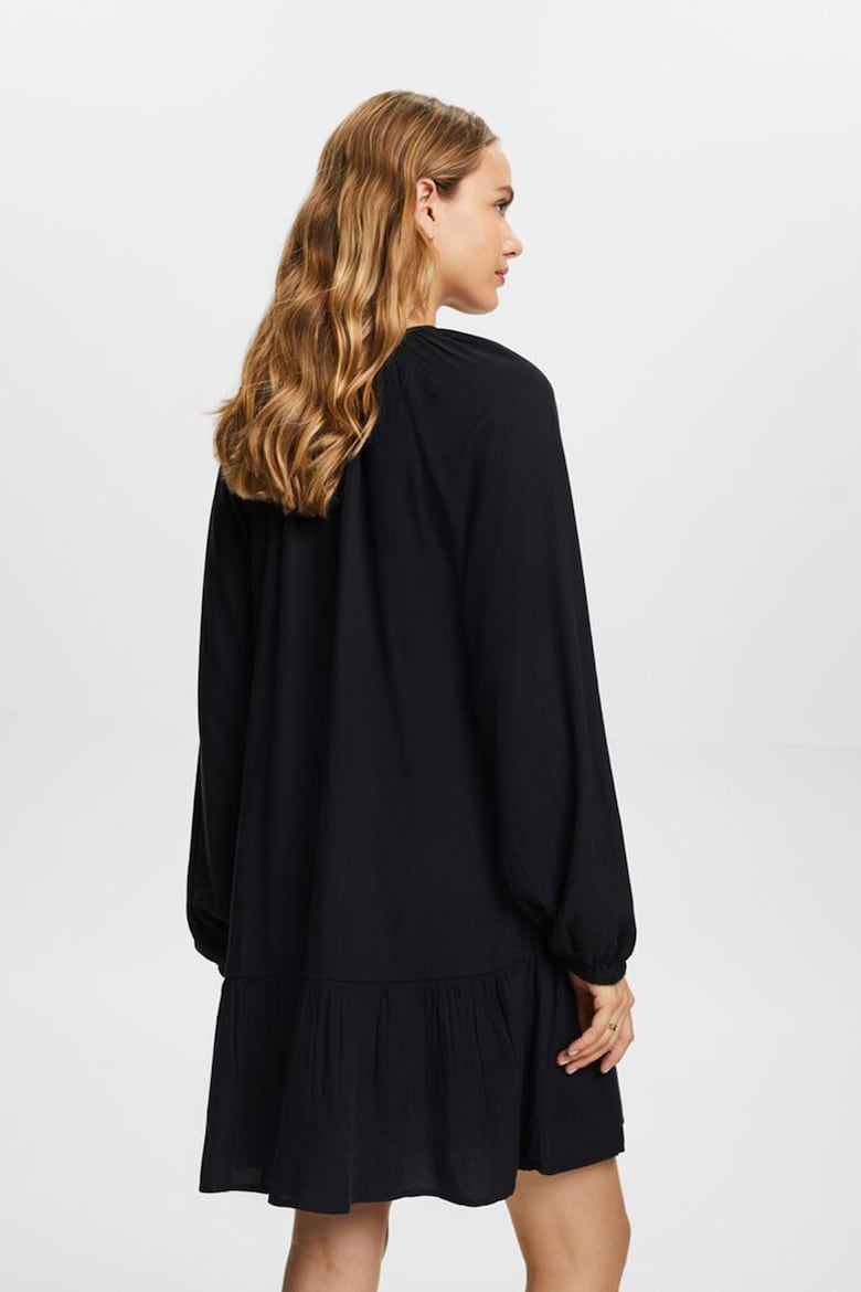 Укороченное короткое платье Esprit, черный укороченное платье из хлопка esprit белый
