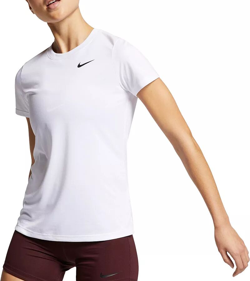 Женская футболка Nike Dry Legend, белый футболка женская nike dry оранжевый