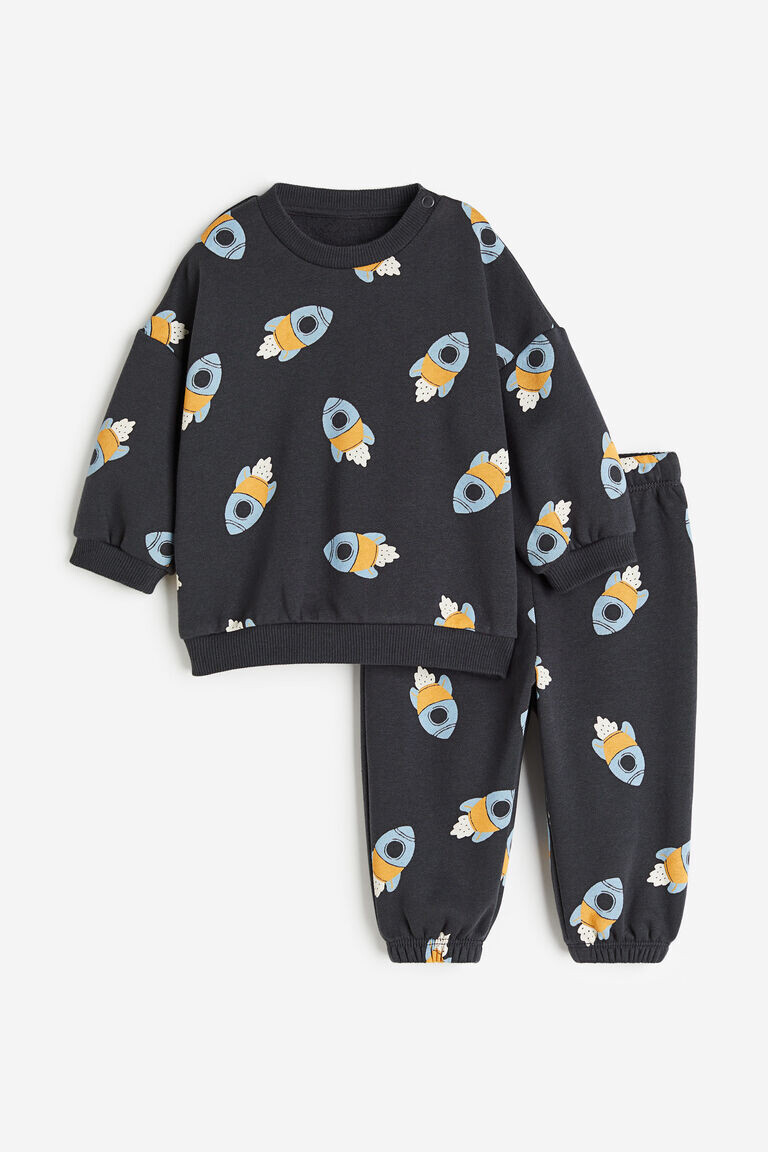 

Комплект из двух толстовок H&M, серый