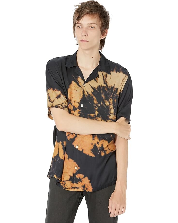 

Рубашка AllSaints Silverlake Short Sleeve Shirt, черный