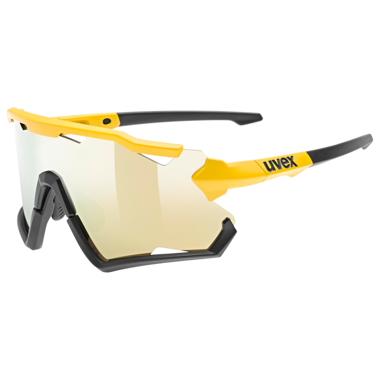 Велосипедные очки Uvex Sportstyle 228 Mirror Cat 3, цвет Sunbee/Black Matt