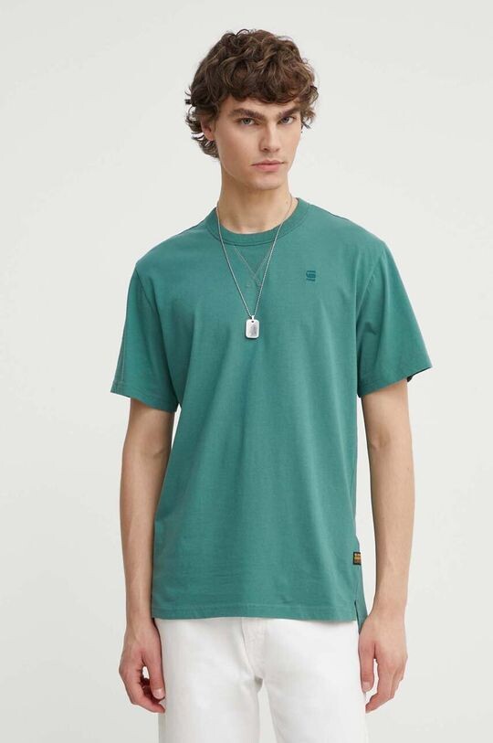 

Хлопковая футболка G-Star Raw, зеленый