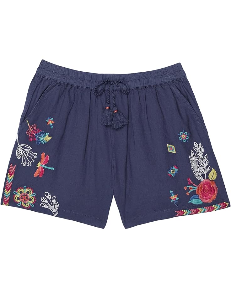 Шорты PEEK Embroidery Shorts, индиго шорты la blanca beach cozy shorts индиго
