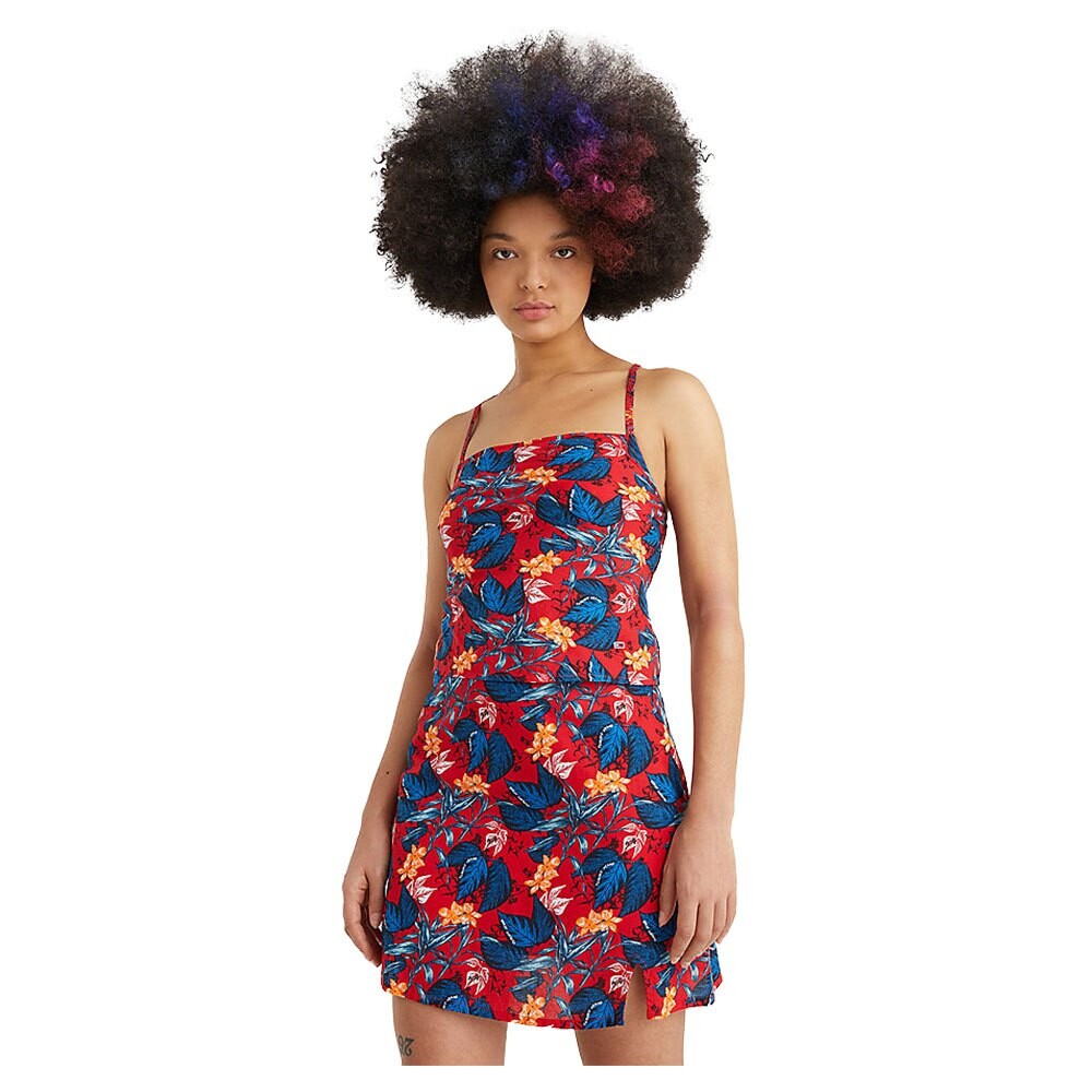 

Рубашка Tommy Hilfiger Printed Strappy Tie Back Sleeveless, разноцветный