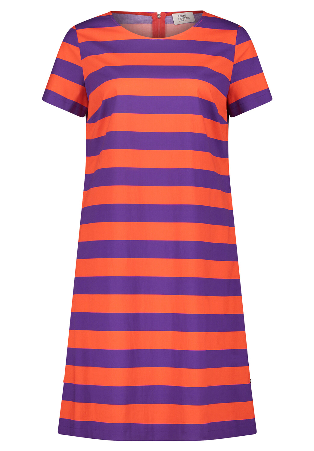 

Платье Vera Mont Streifen mit Reißverschluss, цвет Purple/Orange