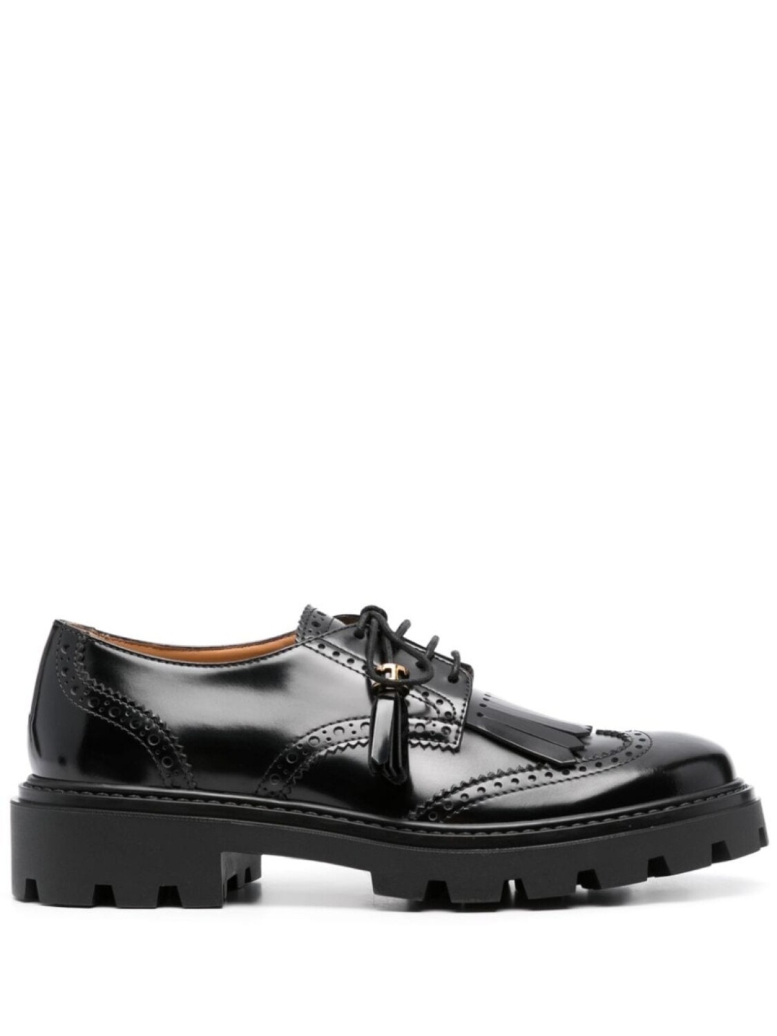 

Tod's броги Gomma Pesante с кисточками, черный